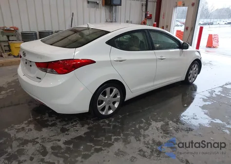 2012 Hyundai Elantra Limited from USA, damaged, VIN 5NPDH4AE2CH119428